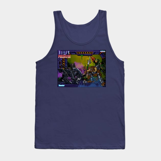 Alien Vs Predator Battle Tank Top by Ale_jediknigth